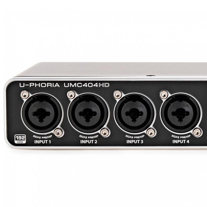 Interface de Áudio Behringer UMC404HD U-PHORIA Series C/ 4